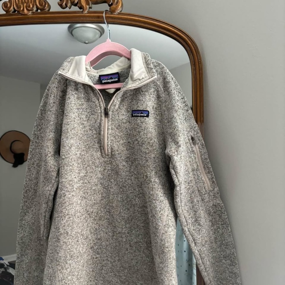 Patagonia Gray Quarter-Zip Pullover